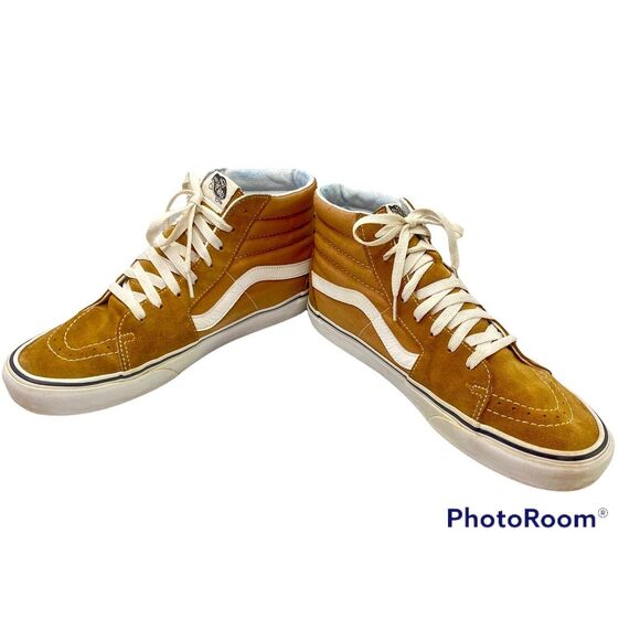 Vans Mens Sz 11 High Top Beige‎ Suede Soft Material Skate Shoes S2 - Picture 1 of 11